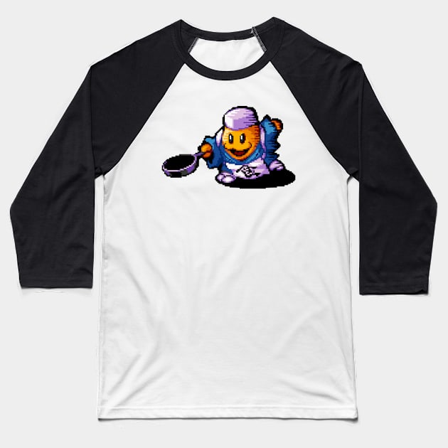 Quick Draw Chef Kawasaki Baseball T-Shirt by ergilHoban9